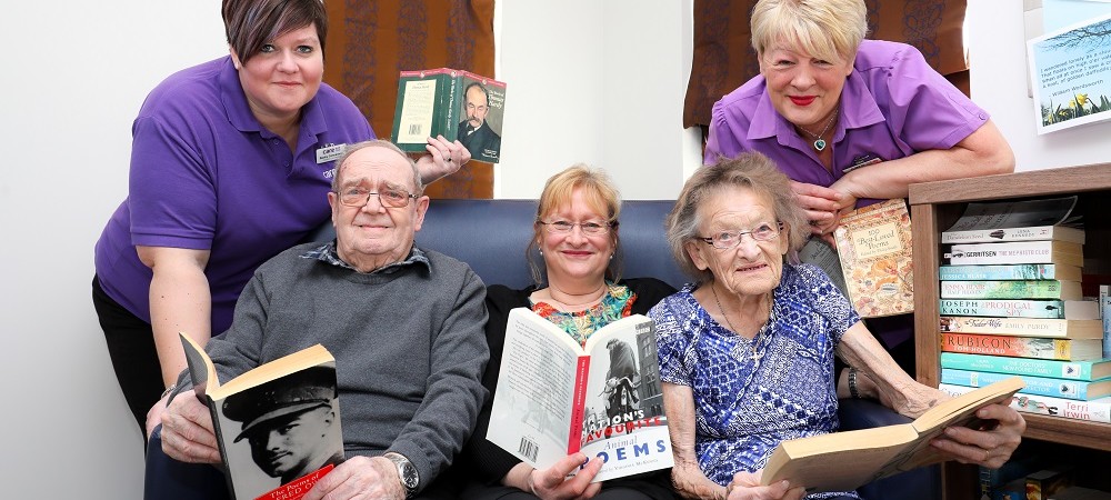 World Poetry Day is a national initiative to encourage people to listen to, write and appreciate poetry. This year more than 100 Care UK homes are celebrating the day with their own events for their local communities. Care UK are inviting people to go to their local Care UK home on World Poetry Day.  . Picture by Shaun Fellows / Shine Pix