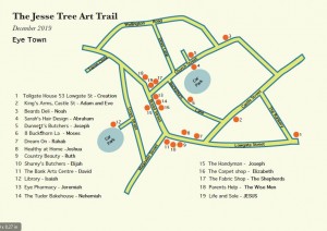 Jesse Tree Art Trail map