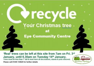 Recycle your Xmas tree.