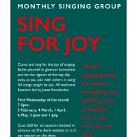 Sing for joy