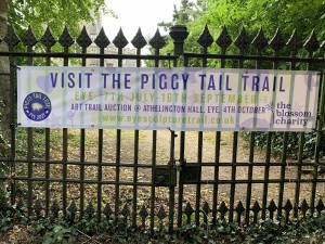 Piggy,Tail, Trail, Eye, Suffolk, Church, Banner, Advertising, Kids,