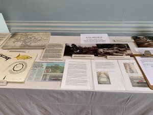Picture shows a visual image of The Eye Archive exhibits at Eye Heritage Open Day