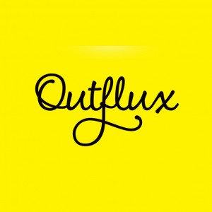 Outflux Logo for Branding Design and Advertising
