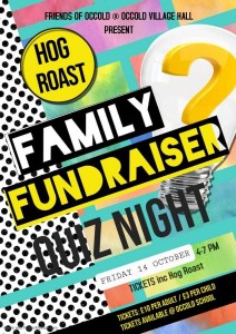 Occold Family Fundraiser Quiz Night poster