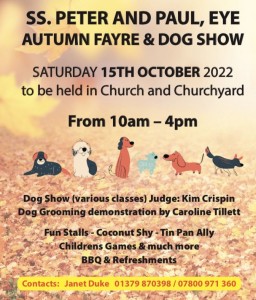 SS Peter and Paul Eye Autumn Fairy and Dog Show