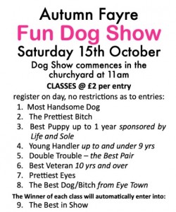 SS Peter and Paul Eye Autumn Fairy and Dog Show