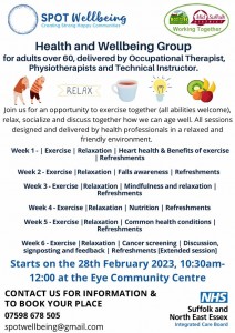 Spot Health and Wellbeing Eye in Suffolk