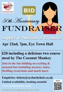 Eye Bach Choir Supper and Auction of Promises