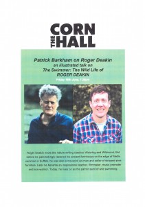 Roger Deakin by Patrick Barkham at the Diss Corn Exchange