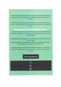 Roger Deakin by Patrick Barkham at the Diss Corn Exchange