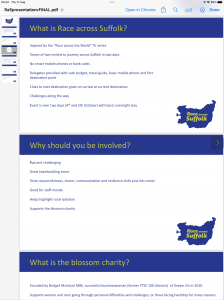 Race Across Suffolk team event from Eye Suffolk